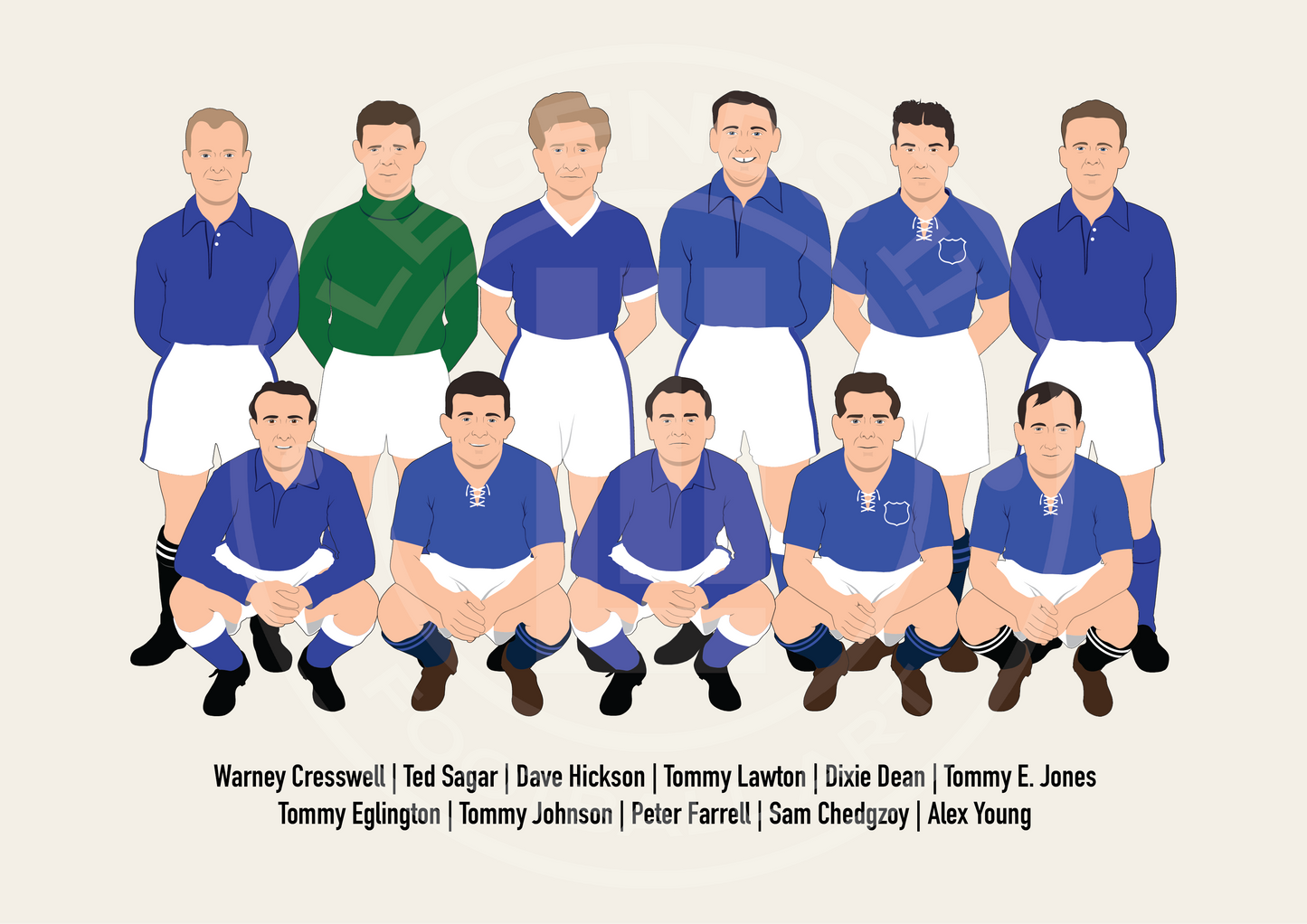 Everton 1878-1959 XI