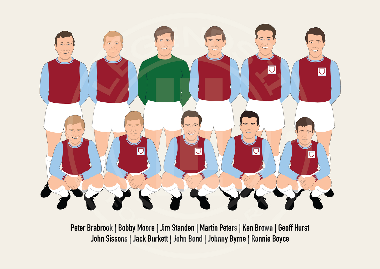 West Ham United 1960s XI