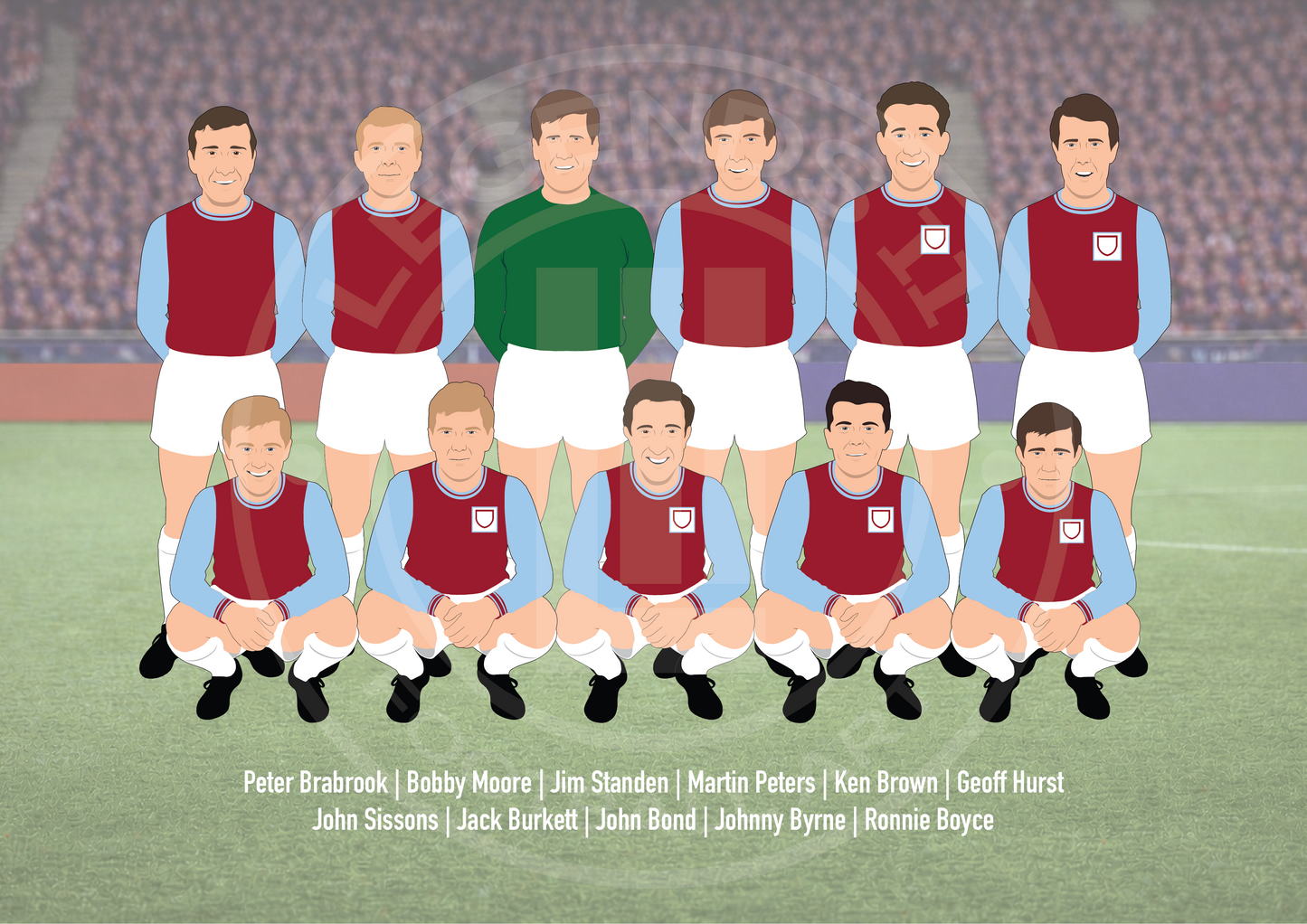 West Ham United 1960s XI