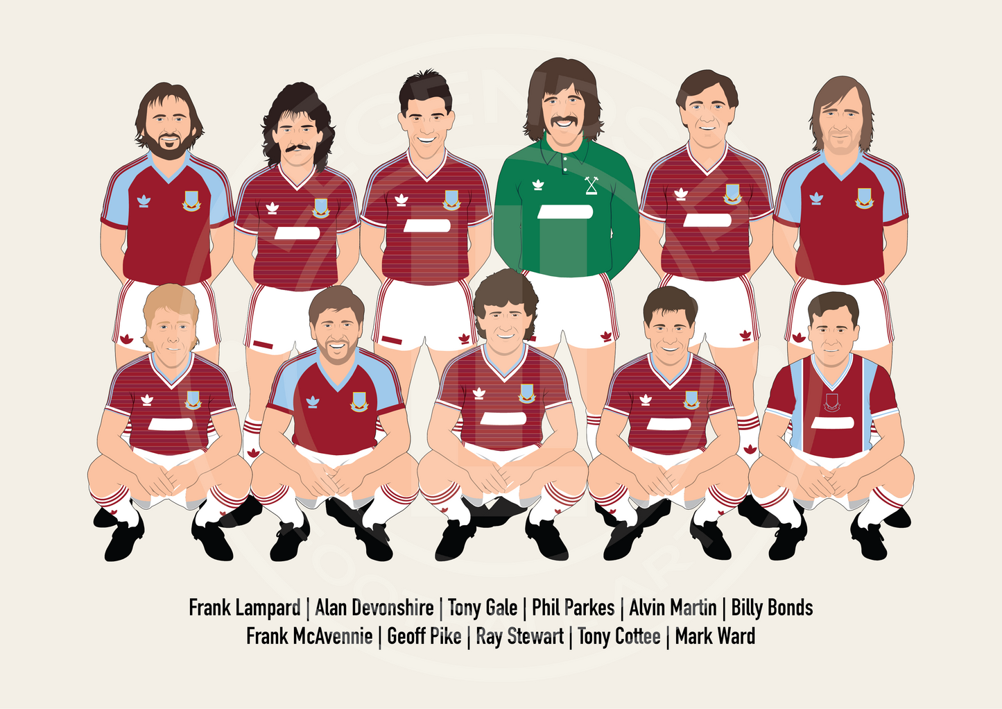 West Ham United 1980s XI