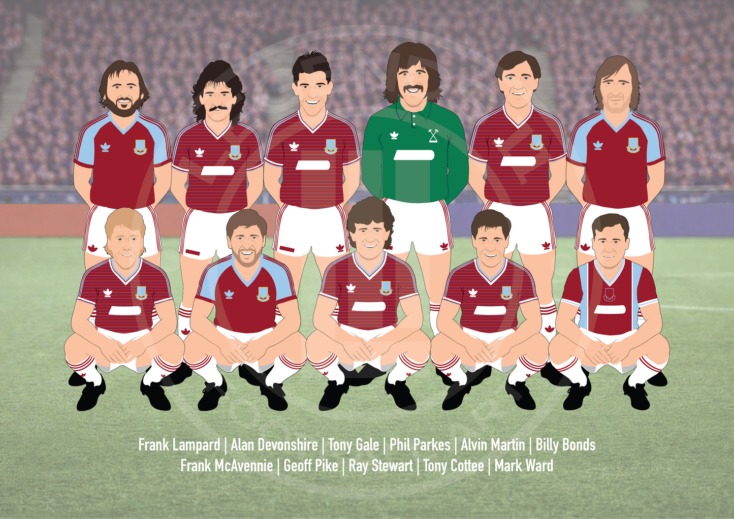 West Ham United 1980s XI