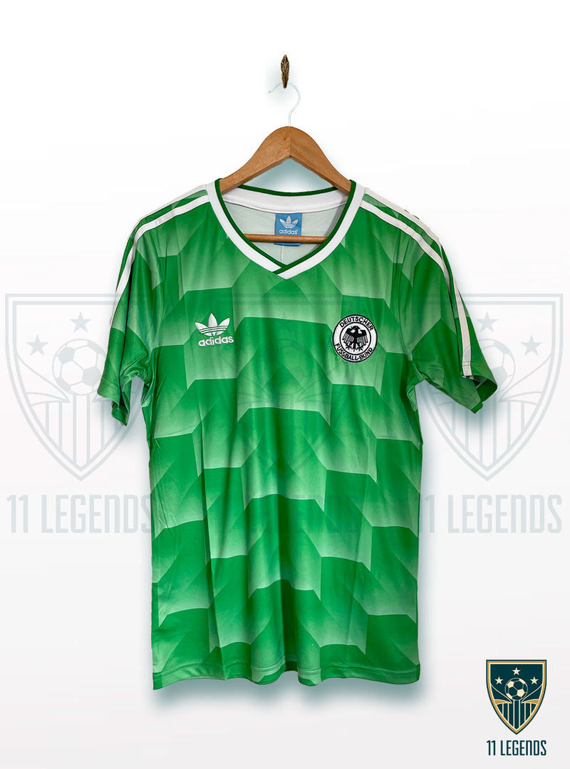 Germany Green Jersey 1990,Retro Green Germany Jersey,1990 world cup Germany  away green soccer jerseys